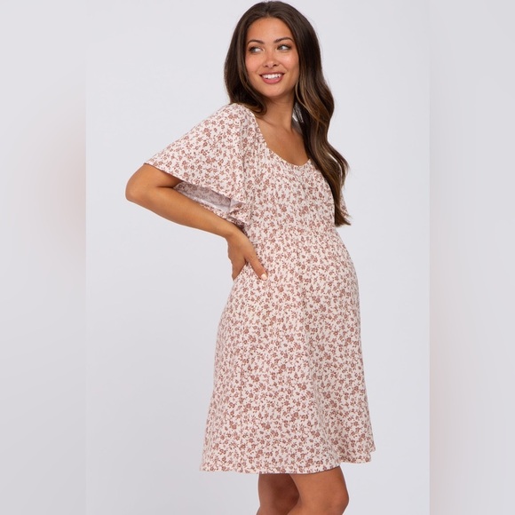 Pinkblush boho floral ultra soft mini dress nwot - Picture 2 of 5